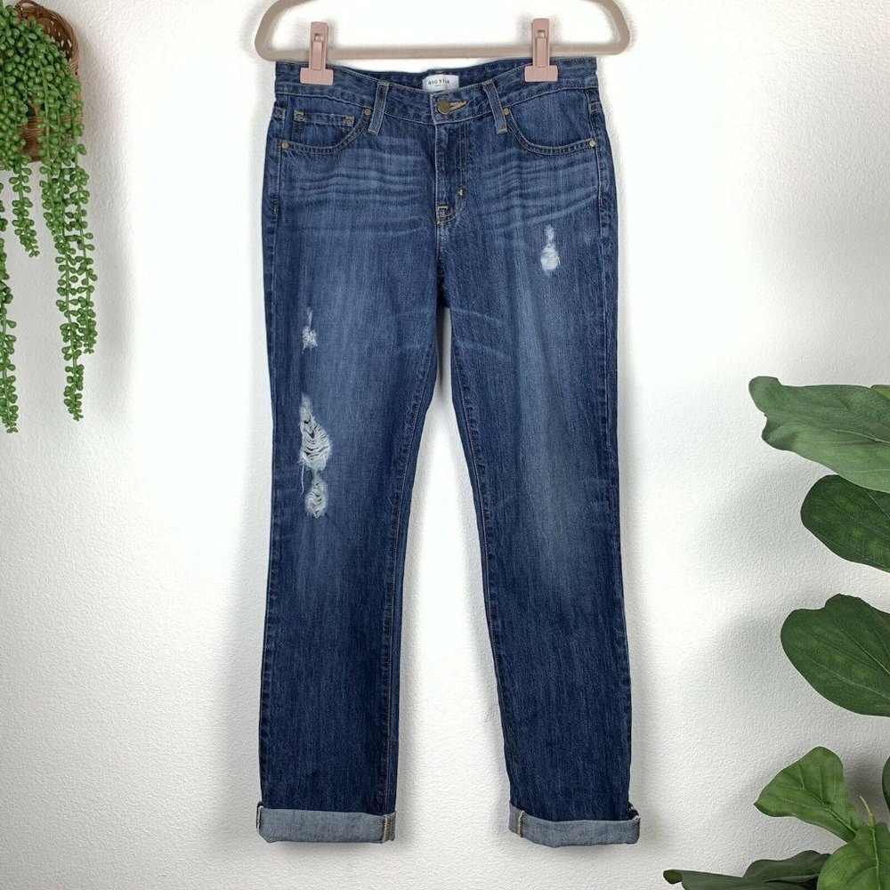Big Star Women's Size 26 '14 Kate Straight' Leg Denim Jeans Distressed
